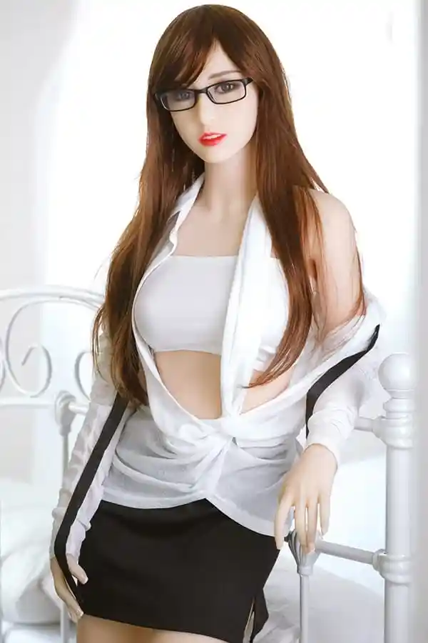 Aibei Doll ドッティー 158cm リアルな日本人教師コスプレセックスドール（ボーナスヘッド付き）