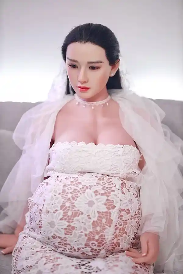 JY Doll Debbie - 160cm 交換可能なヘッド付き美しいアジア人妊婦セックスドール