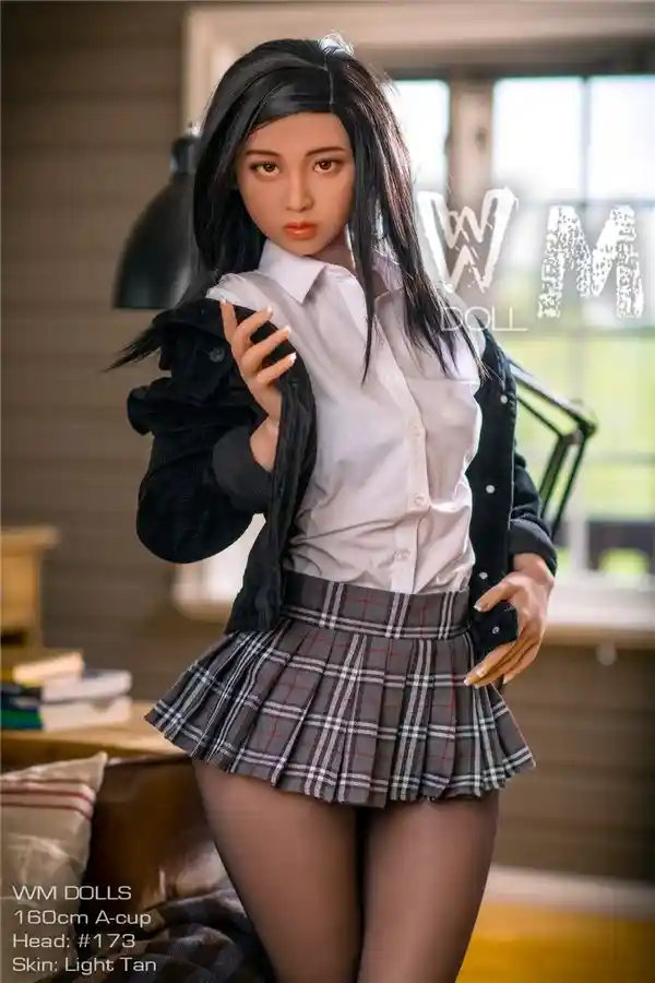 WM Dolls Maeve 160cm Aカップ 魅力的なセックスドール（ヘッド2個付き）