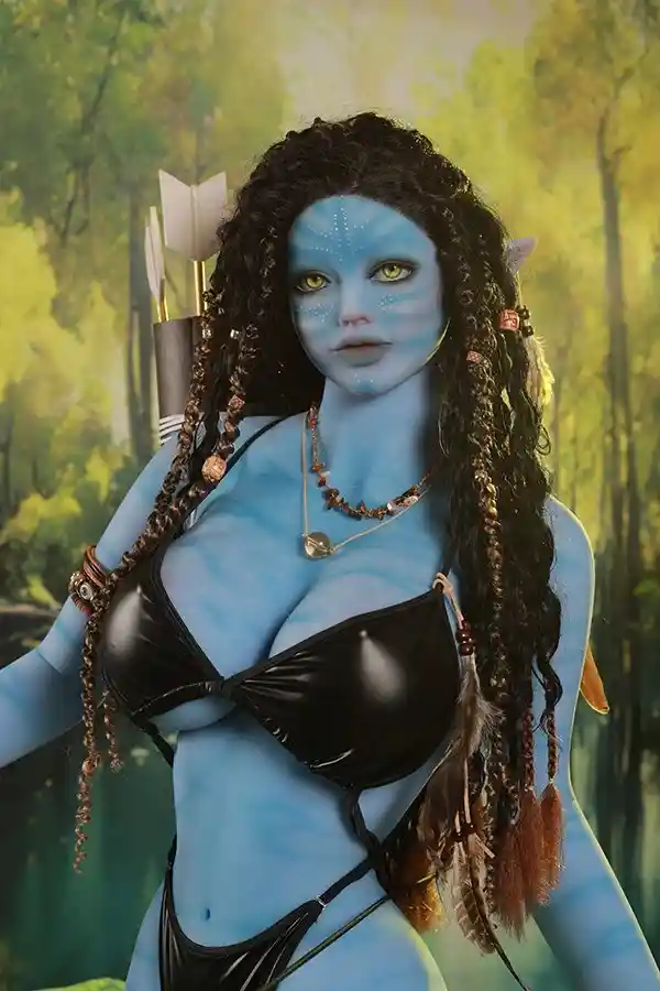 リフラノドール - 曲線美のエイリアンアニメアバターナヴィセックスドールカーリー165cmレビュー