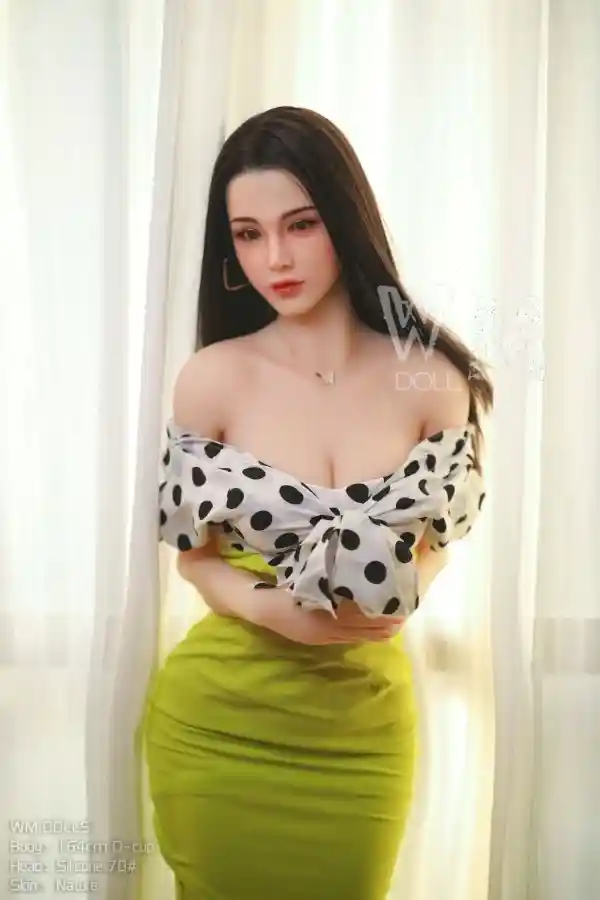 WM Dolls 色白アジアンシリコンセックスドール Katelyn 164cm ヘッド2個付き