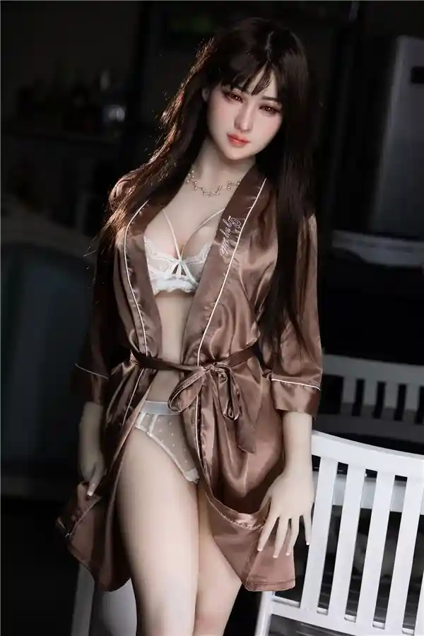 Aibei Doll Ava 158cm 成熟した巨乳アジア人セックスドール シリコンヘッドと無料の2つ目のヘッド付き