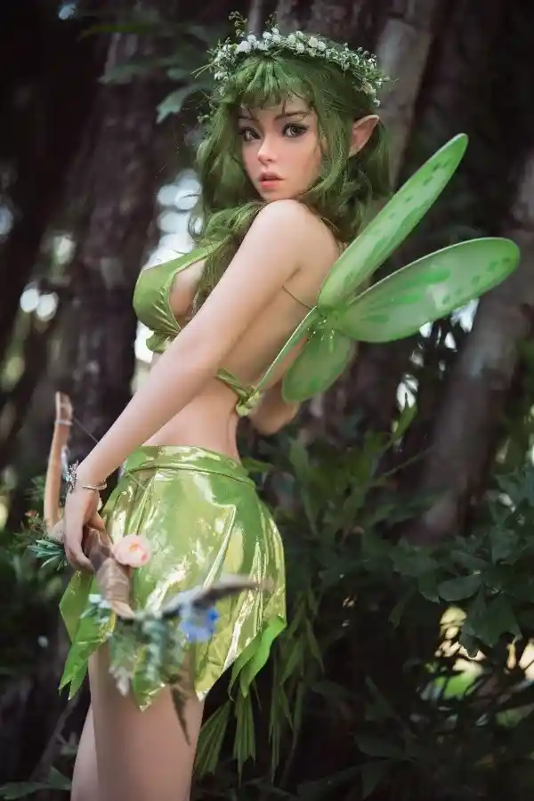 オレンジのフルシリコンエルフセックスドール、エリン159cm（可動顎と口腔構造付き）の詳細なレビューと分析